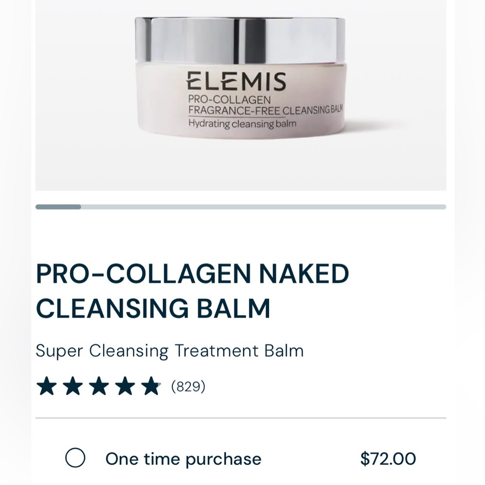ELEMIS White Jar Cleansing Balm with Silver Lid - Picture 3 of 3